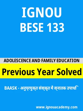 BESE 133 Previous Year Solved Question Paper