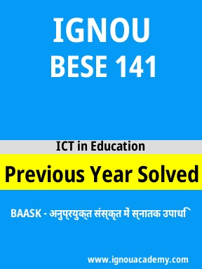 BESE 141 Previous Year Solved Question Paper
