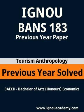 BANS 183 Previous Year Solved Question Paper