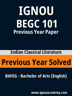 BEGC 101 Previous Year Solved Question Paper