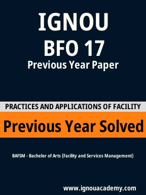 BFO 17 Previous Year Solved Question Paper