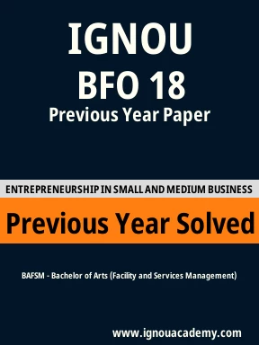 BFO 18 Previous Year Solved Question Paper