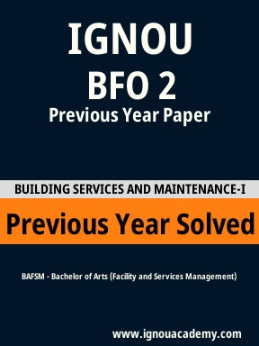 BFO 2 Previous Year Solved Question Paper