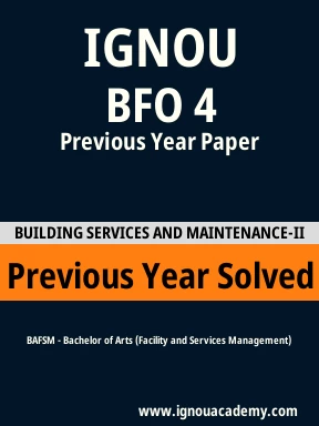 BFO 4 Previous Year Solved Question Paper
