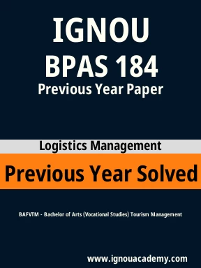 BPAS 184 Previous Year Solved Question Paper
