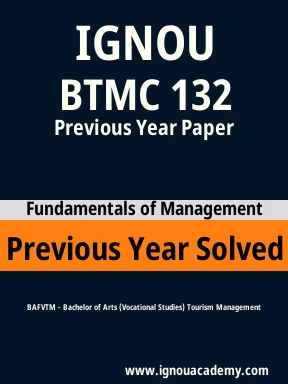 BTMC 132 Previous Year Solved Question Paper