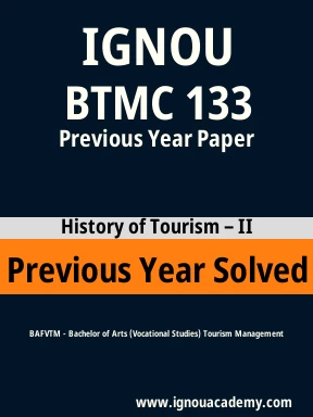 BTMC 133 Previous Year Solved Question Paper