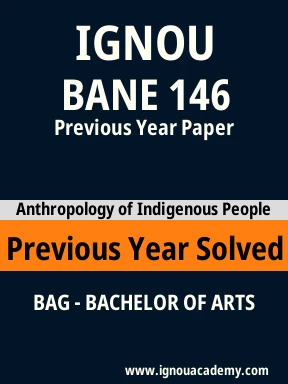 BANE 146 Previous Year Solved Question Paper
