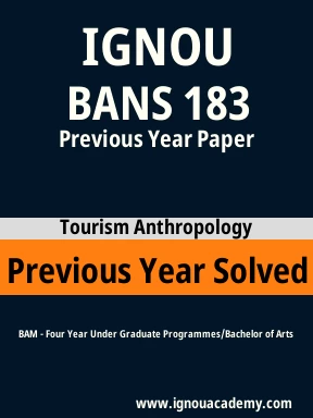 BANS 183 Previous Year Solved Question Paper