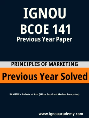 BCOE 141 Previous Year Solved Question Paper