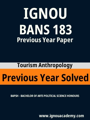 BANS 183 Previous Year Solved Question Paper