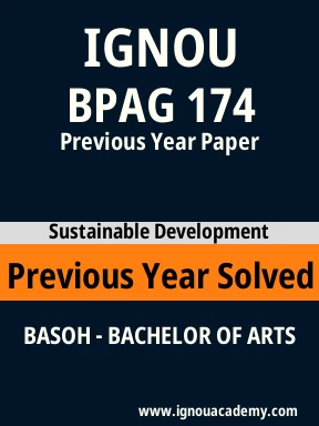 BPAG 174 Previous Year Solved Question Paper