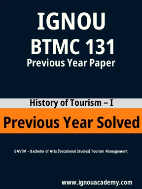 BTMC 131 Previous Year Solved Question Paper