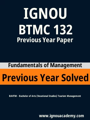 BTMC 132 Previous Year Solved Question Paper