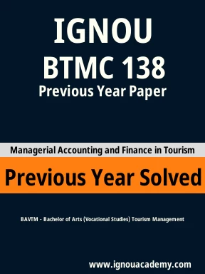 BTMC 138 Previous Year Solved Question Paper