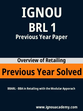BRL 1 Previous Year Solved Question Paper