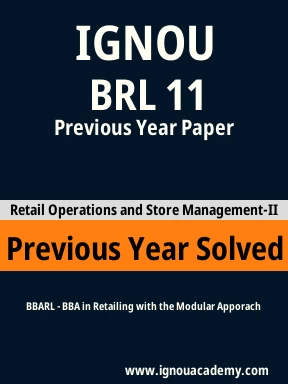 BRL 11 Previous Year Solved Question Paper