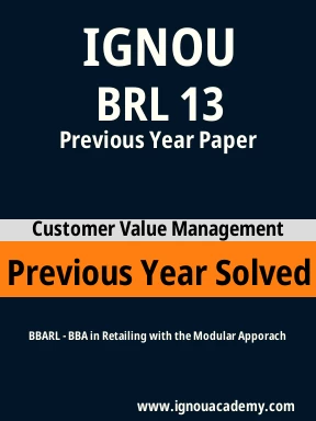 BRL 13 Previous Year Solved Question Paper