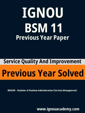BSM 11 Previous Year Solved Question Paper
