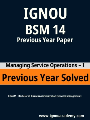BSM 14 Previous Year Solved Question Paper