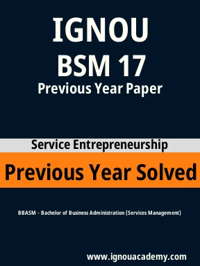 BSM 17 Previous Year Solved Question Paper
