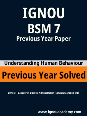 BSM 7 Previous Year Solved Question Paper