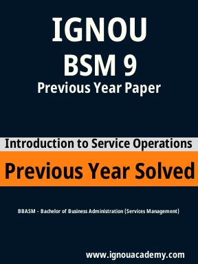 BSM 9 Previous Year Solved Question Paper