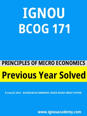 BCOG 171 Previous Year Solved Question Paper