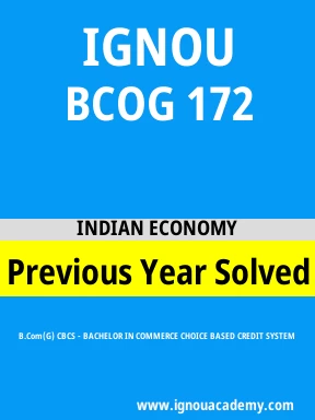 BCOG 172 Previous Year Solved Question Paper