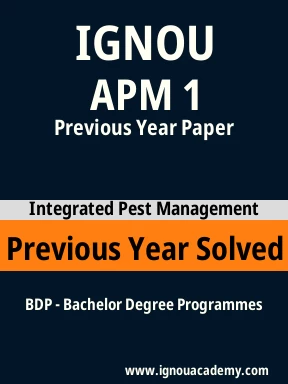 APM 1 Previous Year Solved Question Paper