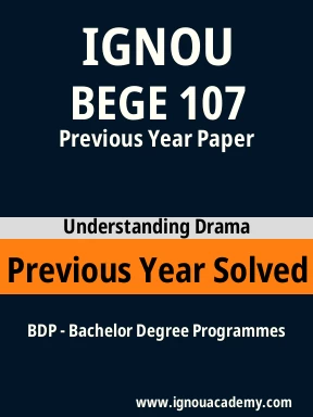 BEGE 107 Previous Year Solved Question Paper