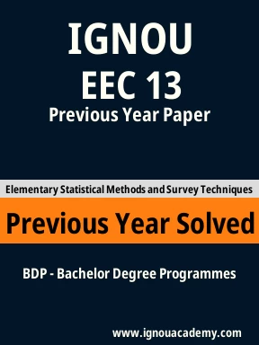 EEC 13 Previous Year Solved Question Paper