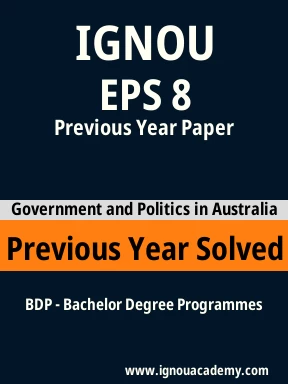 EPS 8 Previous Year Solved Question Paper