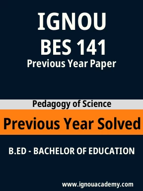 BES 141 Previous Year Solved Question Paper