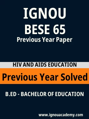 BESE 65 Previous Year Solved Question Paper