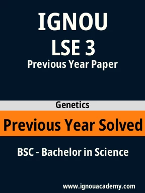 LSE 3 Previous Year Solved Question Paper
