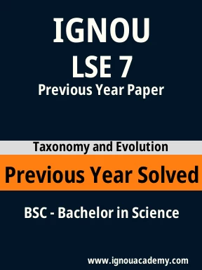LSE 7 Previous Year Solved Question Paper