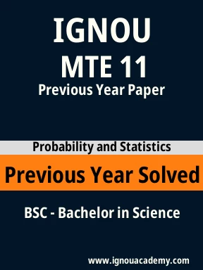 MTE 11 Previous Year Solved Question Paper