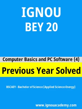 BEY 20 Previous Year Solved Question Paper