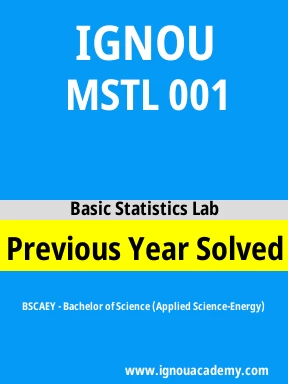 MSTL 001 Previous Year Solved Question Paper