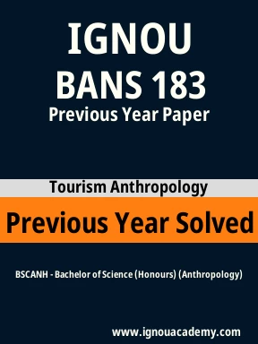 BANS 183 Previous Year Solved Question Paper