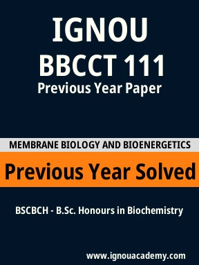 BBCCT 111 Previous Year Solved Question Paper