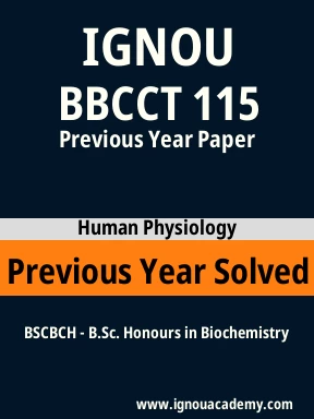 BBCCT 115 Previous Year Solved Question Paper
