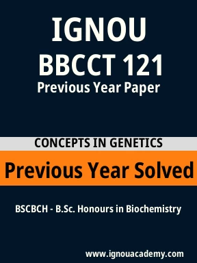 BBCCT 121 Previous Year Solved Question Paper