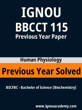 BBCCT 115 Previous Year Solved Question Paper