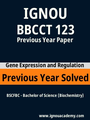 BBCCT 123 Previous Year Solved Question Paper