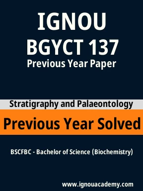 BGYCT 137 Previous Year Solved Question Paper