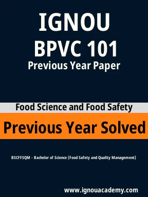 BPVC 101 Previous Year Solved Question Paper