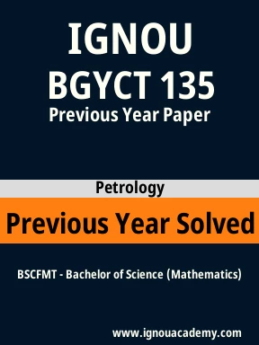 BGYCT 135 Previous Year Solved Question Paper