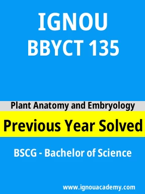 BBYCT 135 Previous Year Solved Question Paper